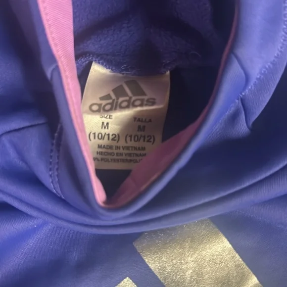 Adidas purple throw over size M (10/12) - Picture 3 of 4